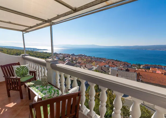 Charmantes Nur 700 Meter Zum Mit Meerblick, Pool, Bbq, Privatparkplatz Apartman Crikvenica